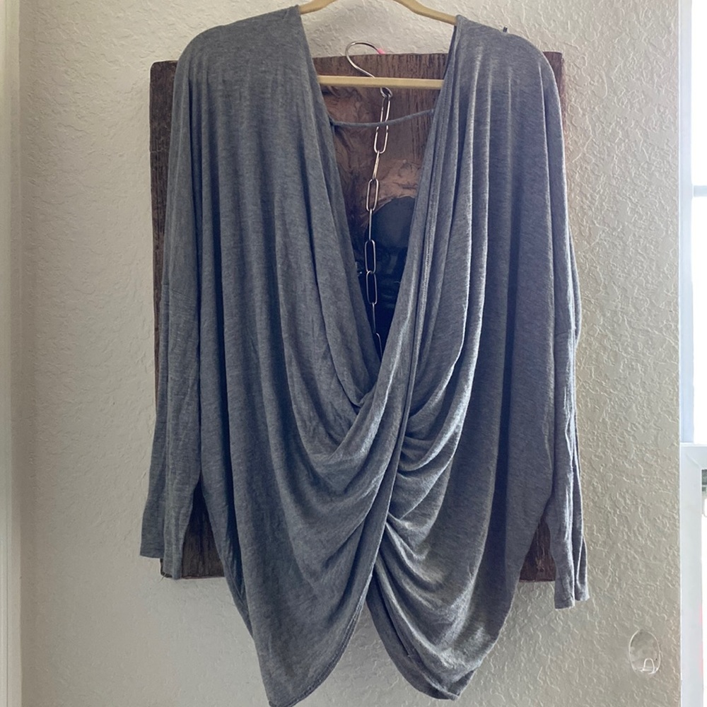 Grey blouse size 1x